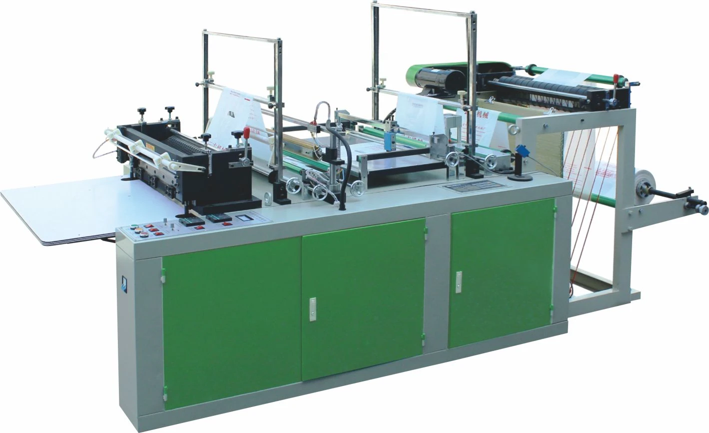 Hot sealing and cold cutting bag making machine Hot sealing and cold cutting bag making machine